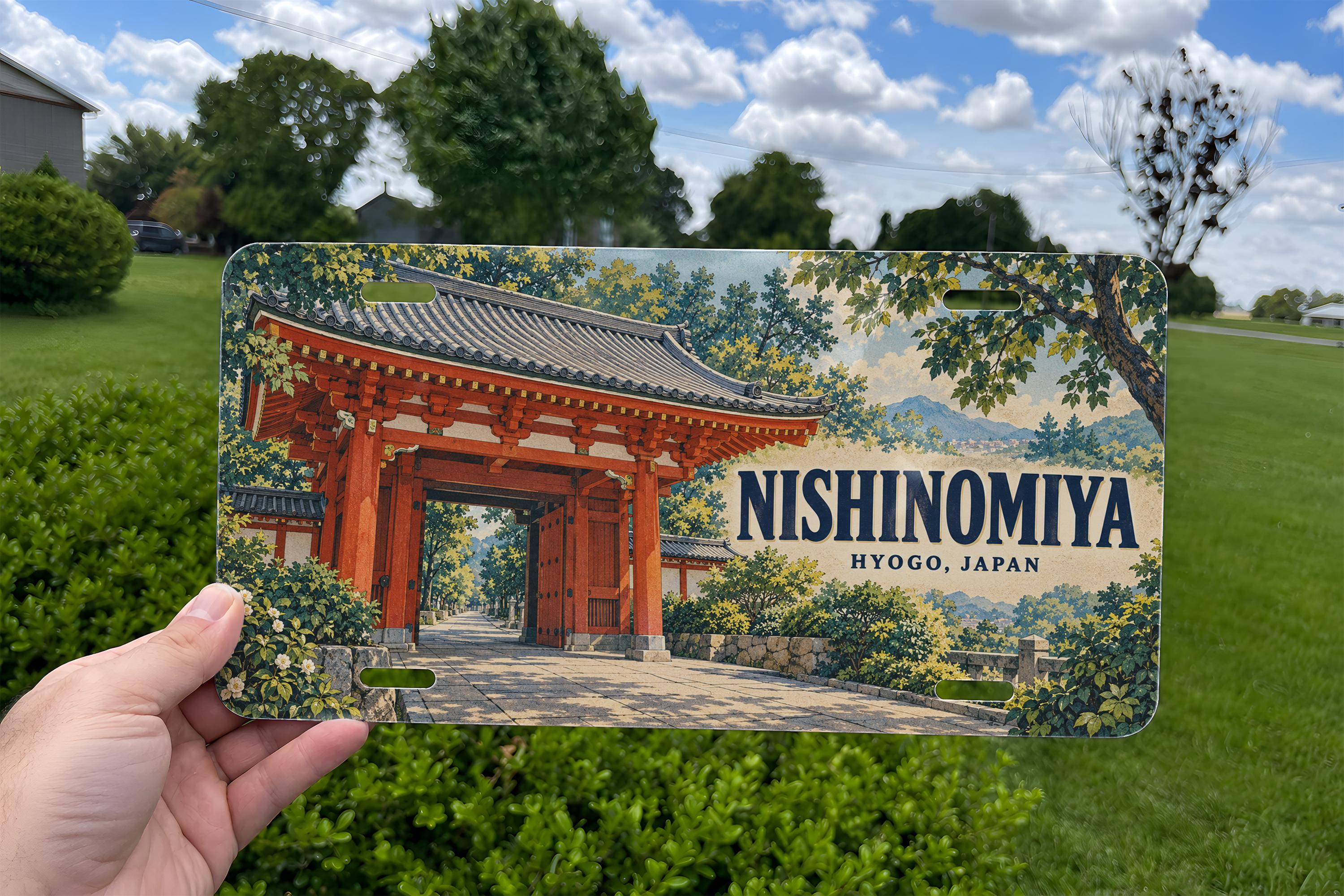 Vintage Japanese License Plate - Etsy