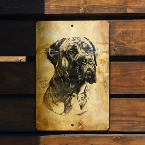 a sign with a picture of a dog on it