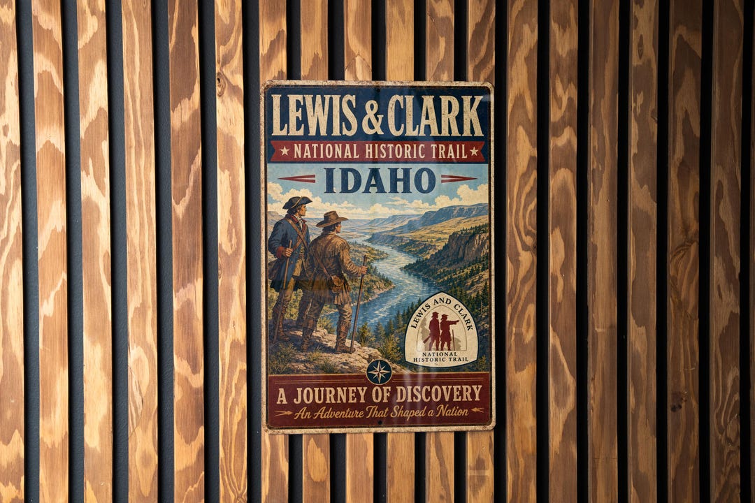 Lewis and Clark National Historic Trail Idaho Vintage Style Metal Sign ...