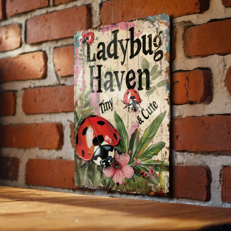Outdoor Ladybug Sign - Etsy