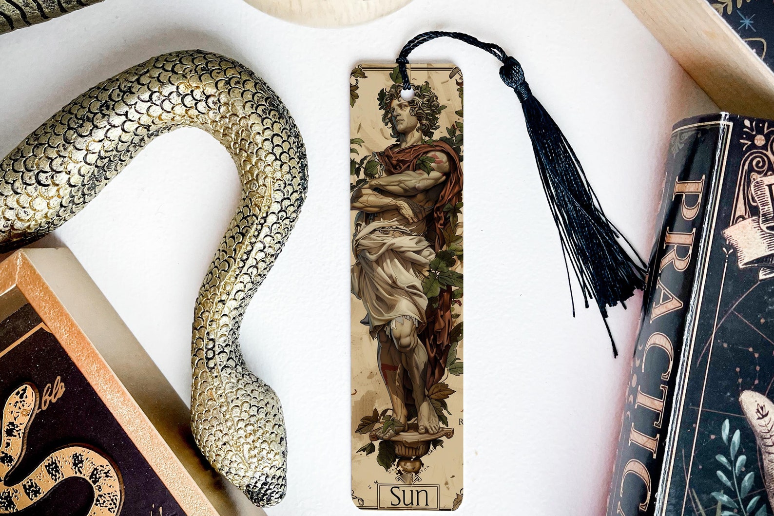 Apollo Greek Mythology Bookmark, Sun God Metal Bookmark, Ancient Greece ...