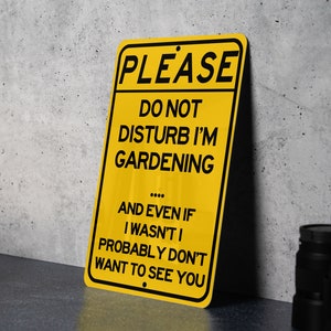 Custom Personalized Witchcraft And Gardening Metal Sign - Gift Idea For Halloween/Wiccan Decor/Pagan Decor - Witchcraft And Gardening Because Murder Is Wrong main image 1
