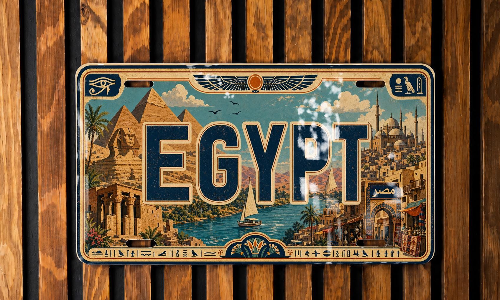 Egyptian Decor Plate - Etsy