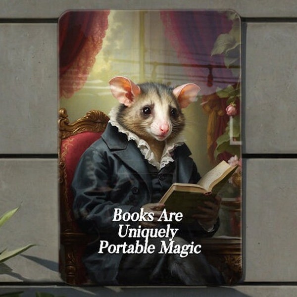 Books Are Uniquely Portable Magic - Metal Poster, Reading Magic, Book Lover, Inspirational Quote, Unique Decor