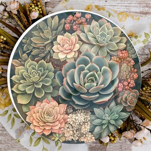 Succulent Tapestry Etsy