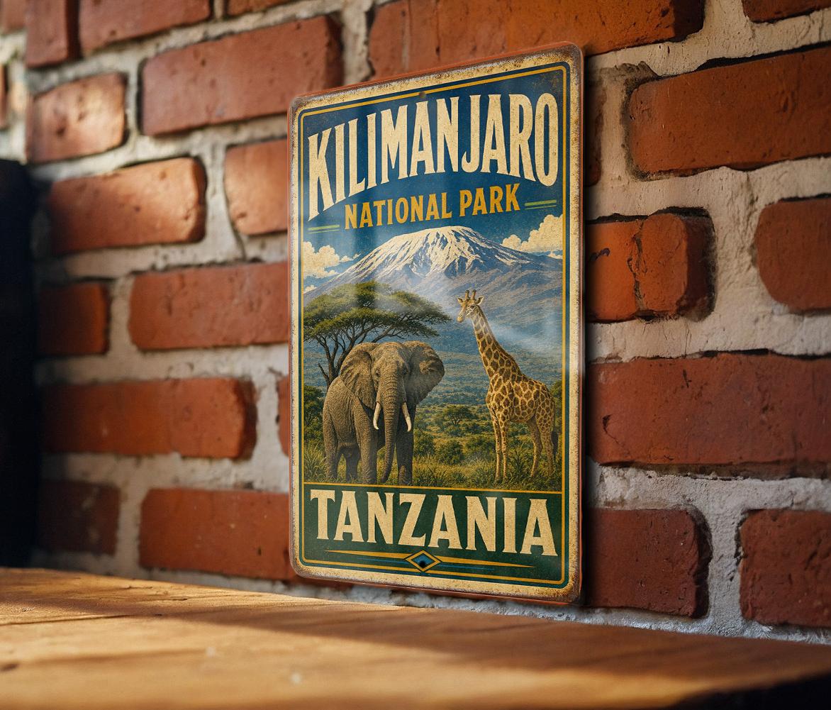 Kilimanjaro Safaris Sign - Etsy
