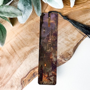 Arcane Metal Bookmark, Fantasy-Themed, Unique Reading Accessory, Magical Book Marker, Gift Idea