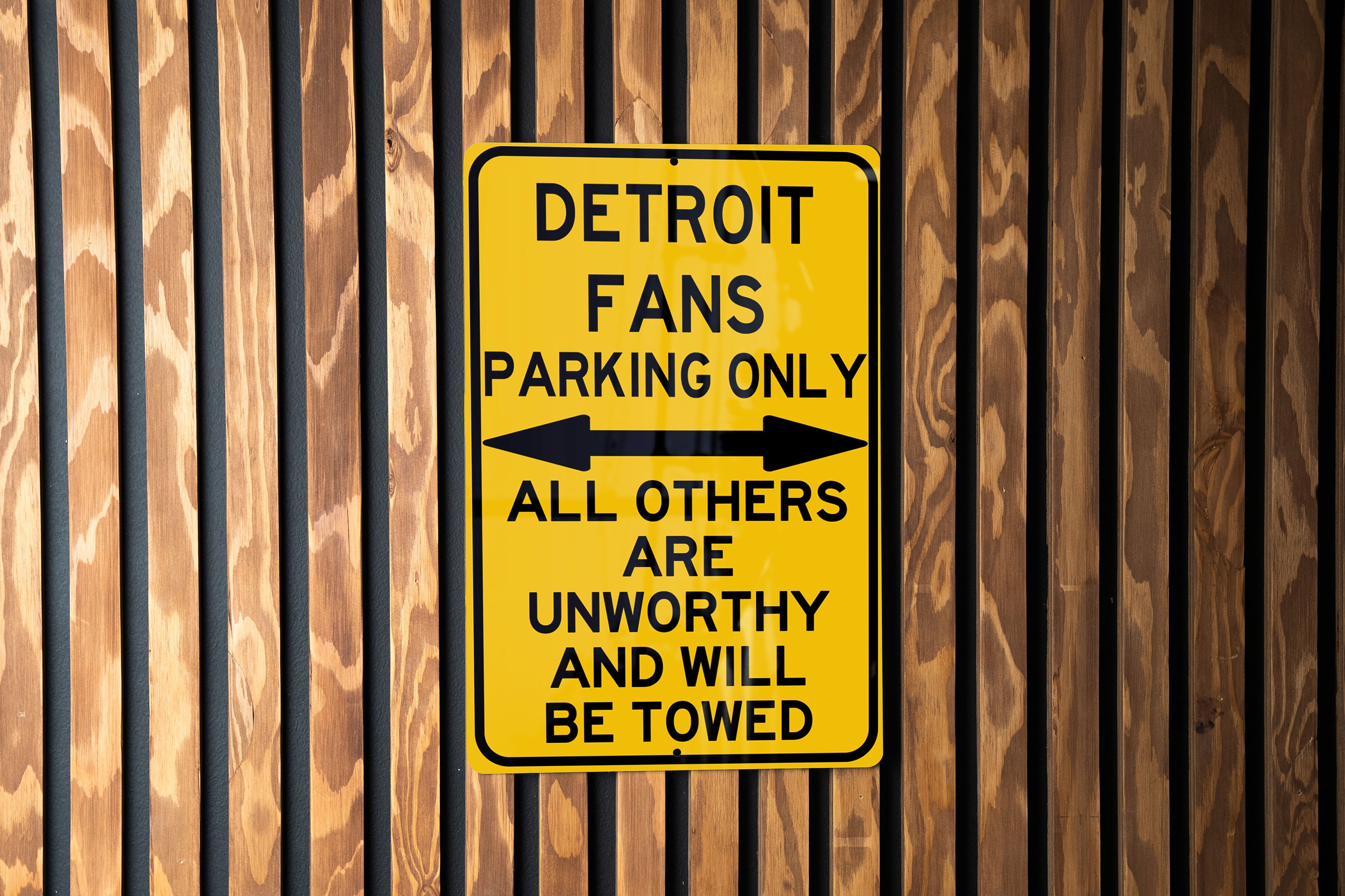 M Fans Only Sign Detroit Fans Only, Metal Sign, Exclusive Parking, Fan Decor, Unique ...