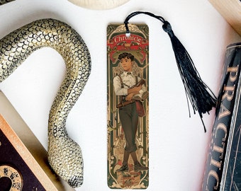 Chronicle Metal Bookmark, Biography-Themed, Personalized Book Accessory, Unique Reading Gift, Durable Page Marker