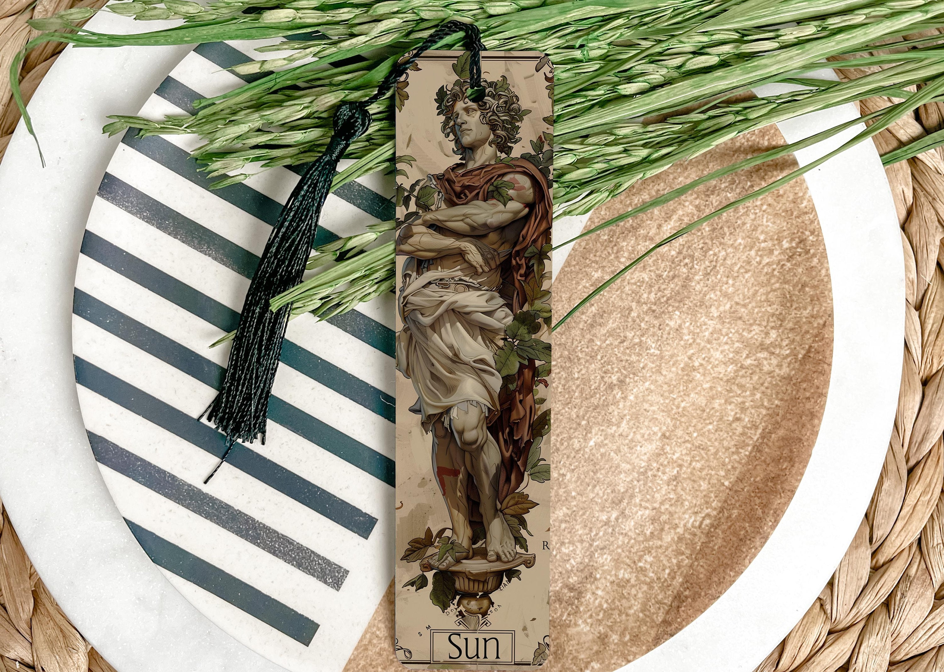 Apollo Greek Mythology Bookmark, Sun God Metal Bookmark, Ancient Greece ...