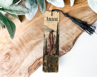 Ancient History Bookmark, Metal Bookmark, Historical Fiction Gift, Book Lover Accessory, Unique Reading Marker