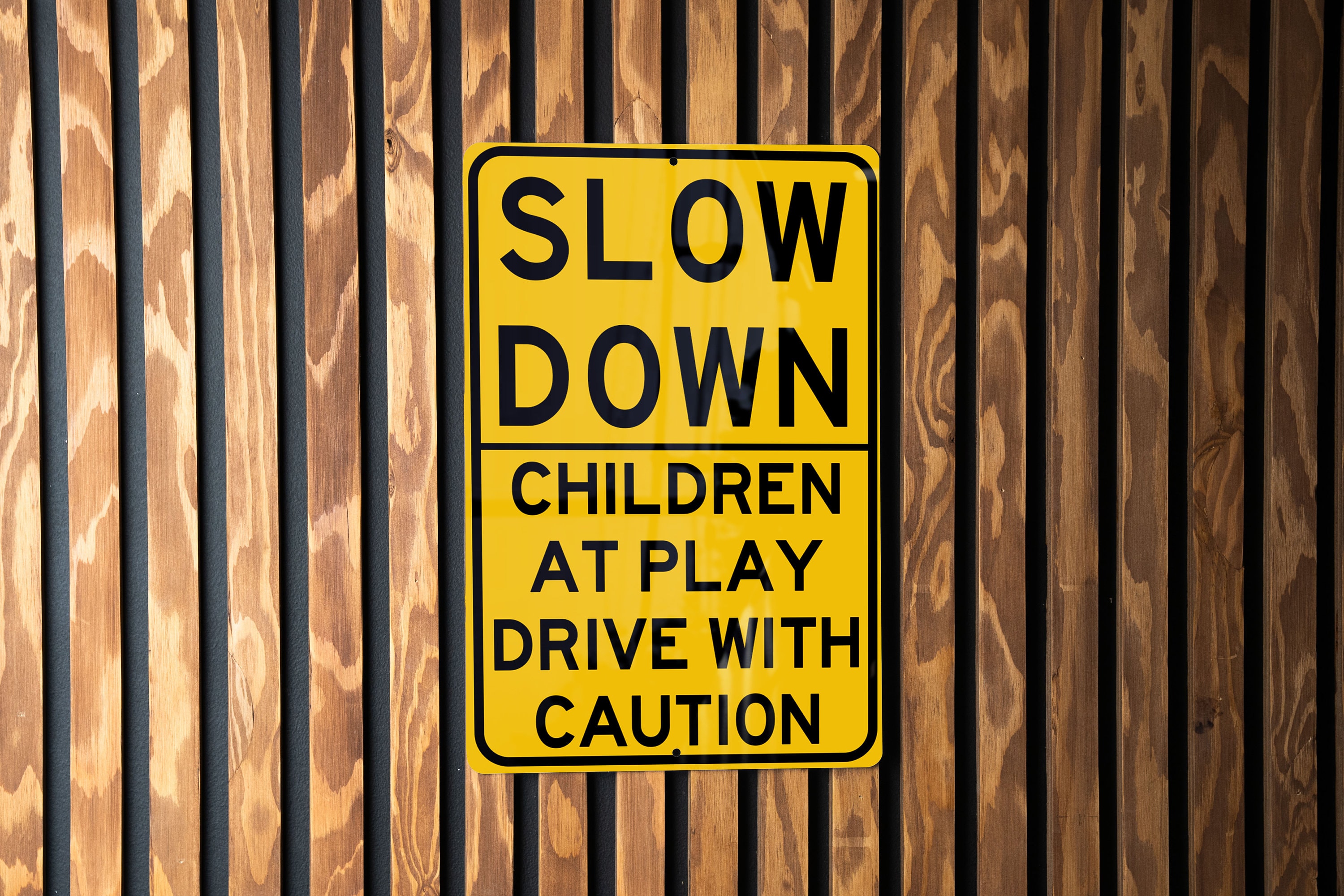 Lot De 2 Panneaux De Ralentissement En Métal Réfléchissant De 45,7