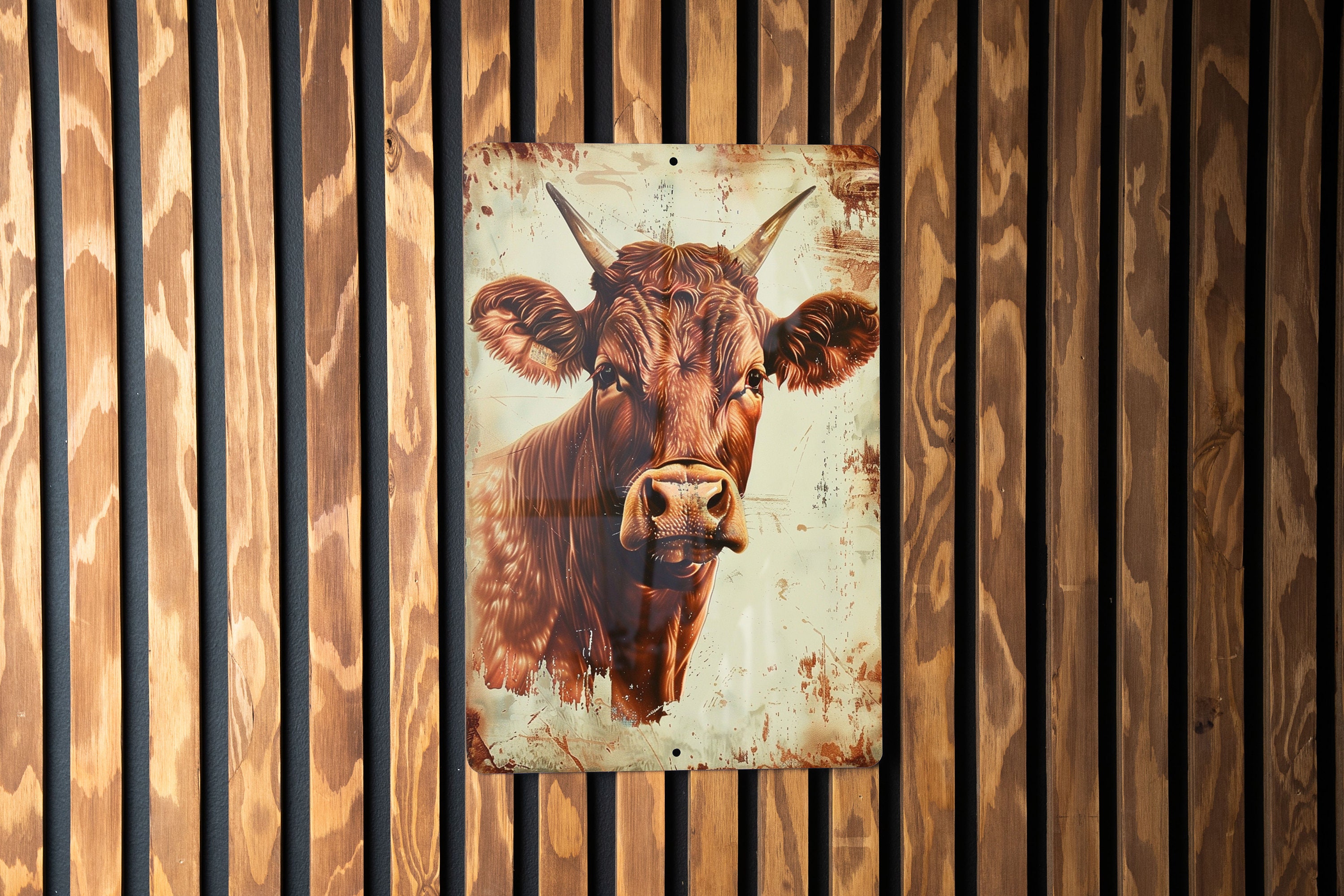 Beefmaster Cattle Sign, Vintage Style Metal Sign, Farmhouse Decor ...