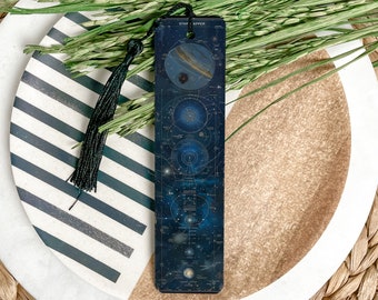 Star Mapper   Metal Bookmark, Celestial Star Chart, Astronomy Gift, Unique Bookmark, Space Lover Present