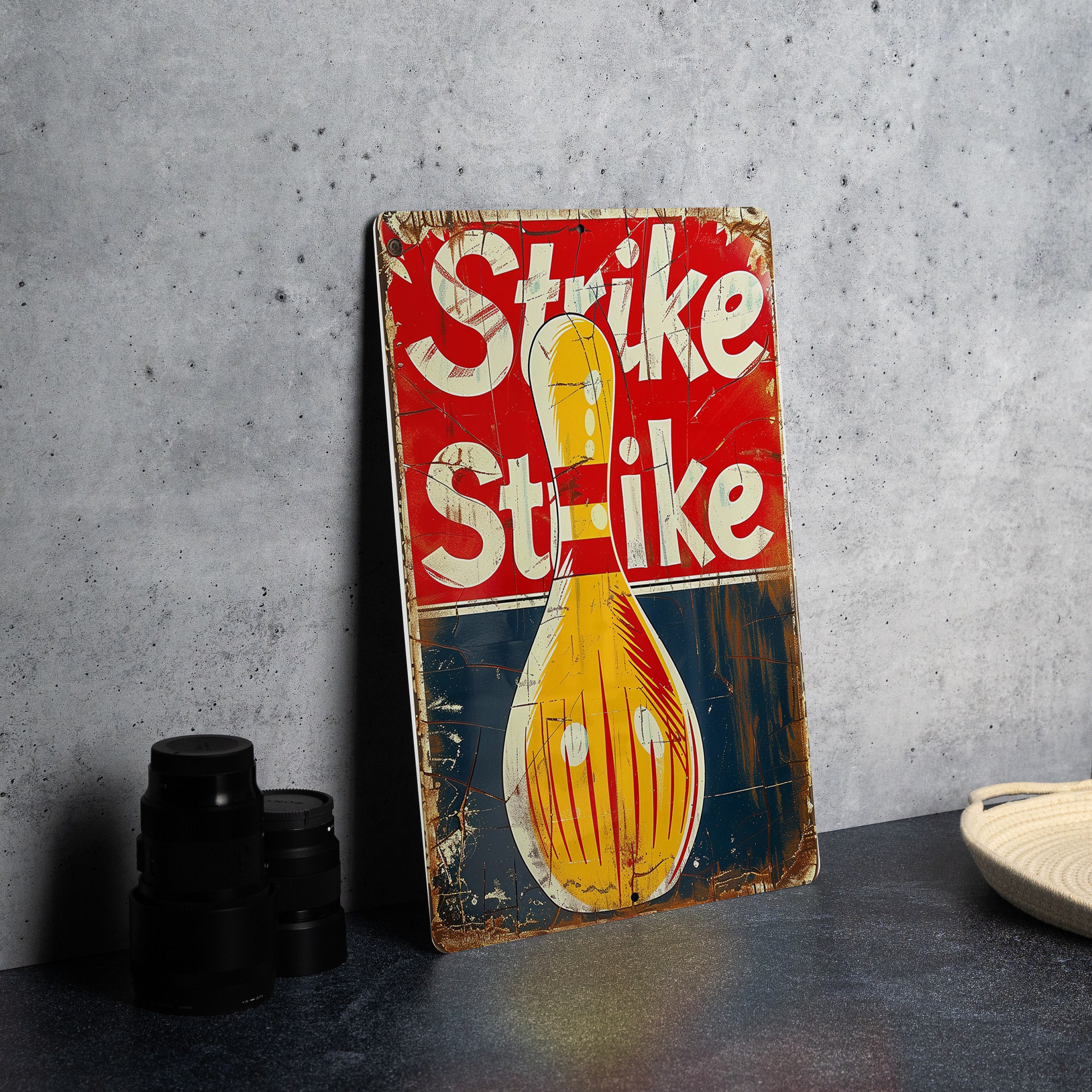 Vintage Bowling Sign - Etsy