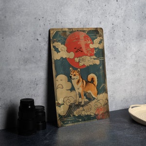 Shiba Inu Vintage Metal Sign, Funny Dog Decor, Retro Wall Art, Pet Lover Gift, Home Decoration