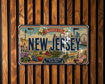 Vintage Original 1937 NJ License Plate in Good Condition - Etsy