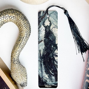 Fantasy-Themed Metal Bookmark, Wraith Bookmark, Unique Book Accessory, Gift for Readers, Book Lover Present