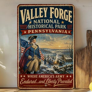 George Washington Metal Sign - Etsy