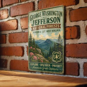 George Washington Metal Sign - Etsy