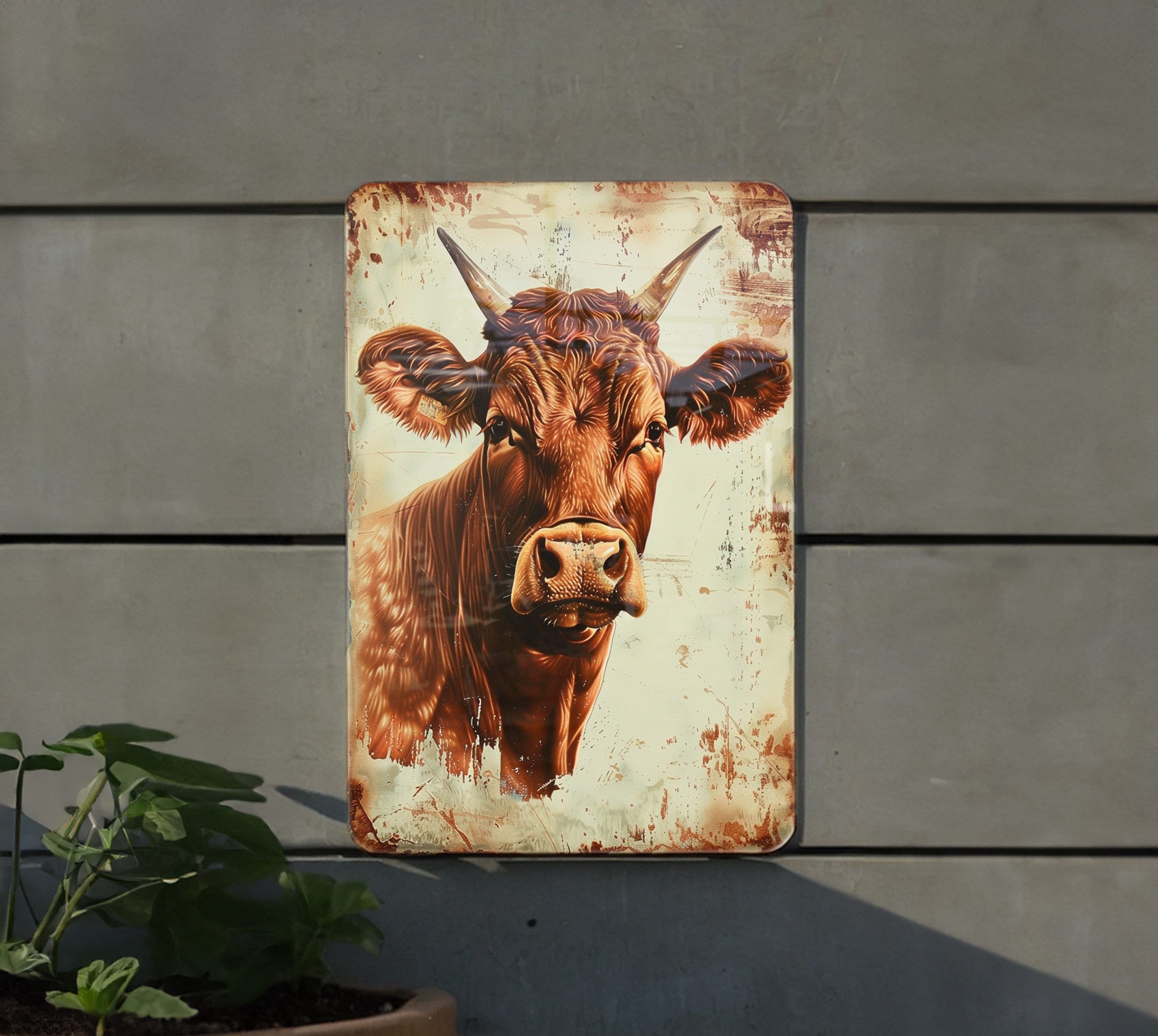 Beefmaster Cattle Sign, Vintage Style Metal Sign, Farmhouse Decor ...