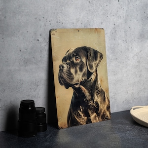 Mastiff Metal Sign, Vintage Style Decor, Dog Lover Gift, Wall Art Ideas, Home Decoration