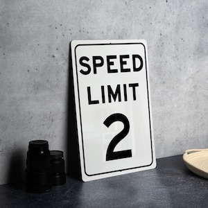 Speed Limit 42 MPH Sign - Aluminum Signage for Special Speed