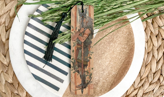 Lugh Celtic God Bookmark, Craftsmanship Spear, Metal Bookmark, Artisan Tools, Unique Bookmark
