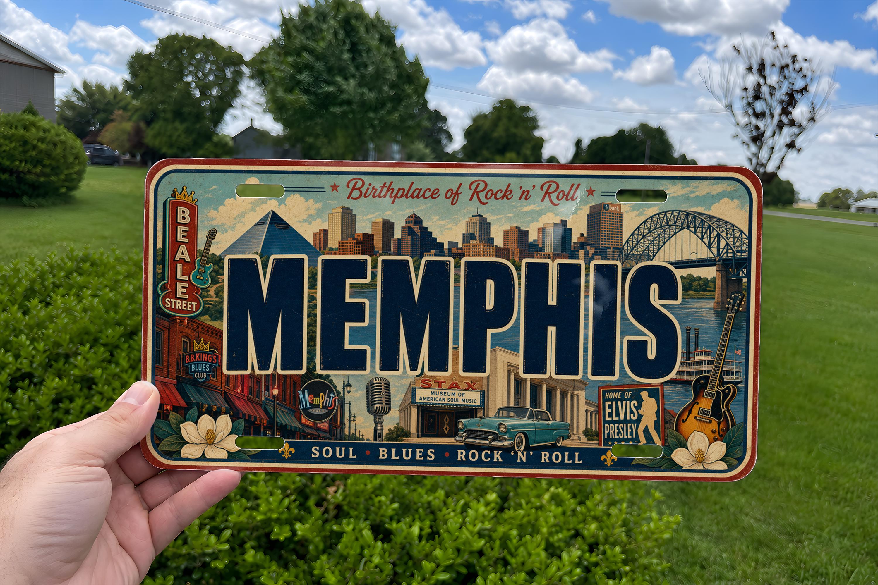 Memphis Vintage Sign - Etsy