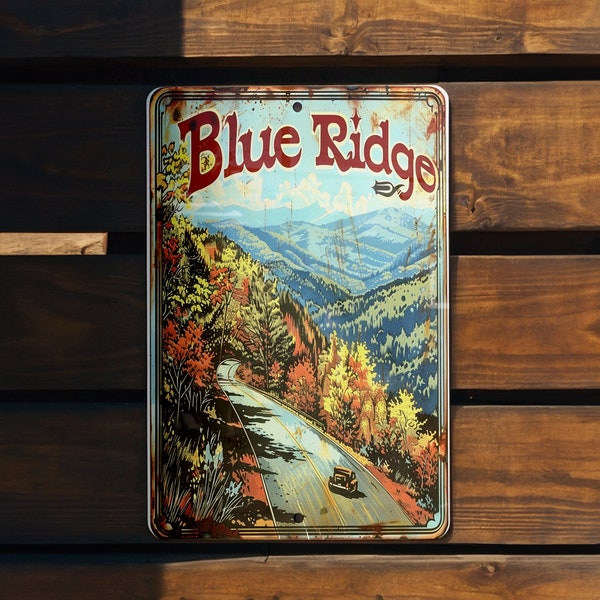 Blue Ridge Mountain Metal Art - Etsy