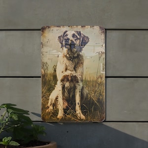 Anatolian Shepherd Dog Metal Sign, Vintage Style Decor, Dog Lover Gift, Rustic Wall Art, Home Decoration