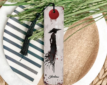 Metal Bookmark, Horror-Themed Accessory, Shadow Text Bookmark, Unique Reading Gift, Spooky Book Marker
