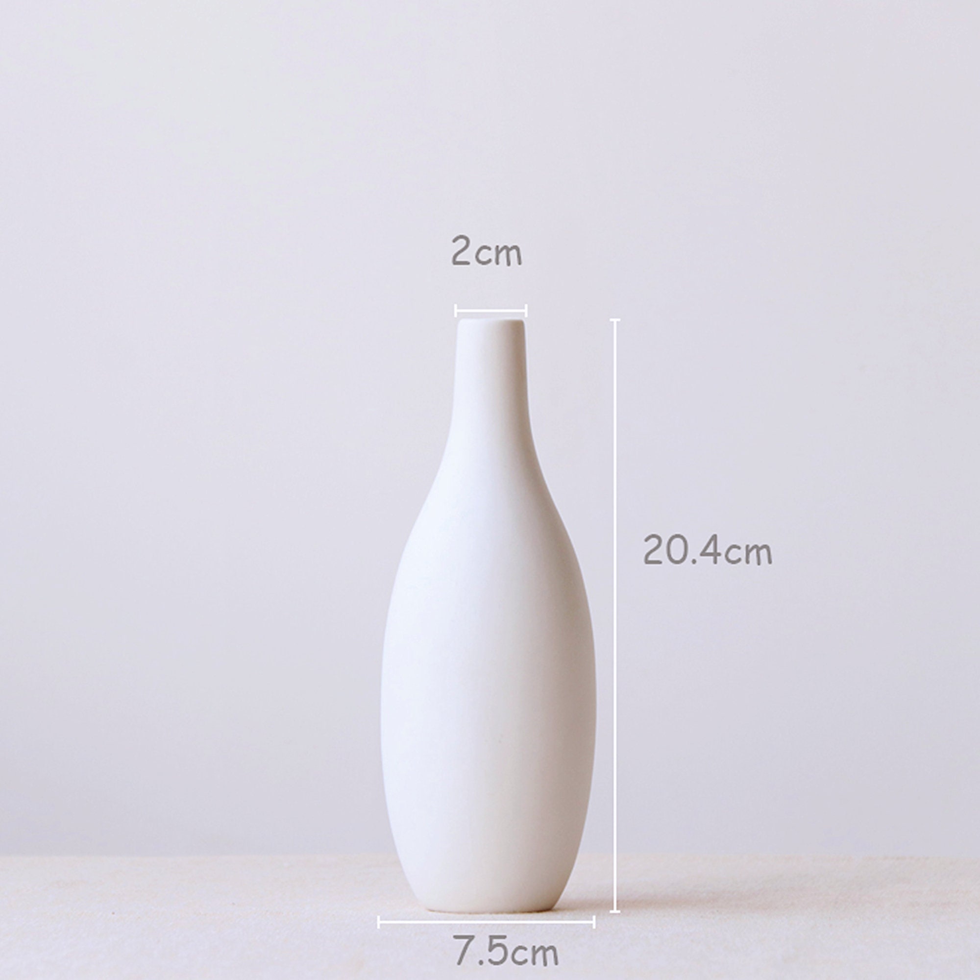 Ceramic Vase Minimalism Japanese White Vase for Flowers - Etsy