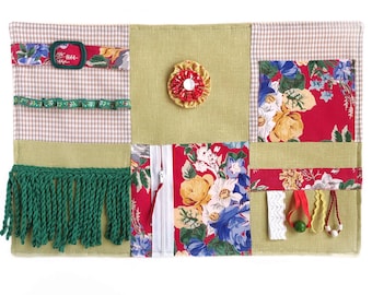 Dementia fidget quilt, sensory mat, fidget blanket Alzheimer gifts, twiddle quilt for elderly, stress relief toy, restless hands seniors