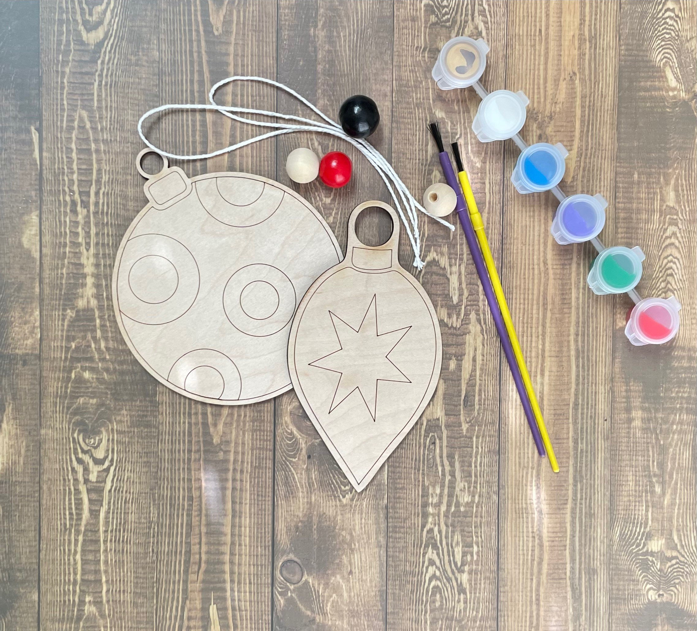 DIY Christmas Ornament Paint Kit for Kids Christmas DIY Stocking