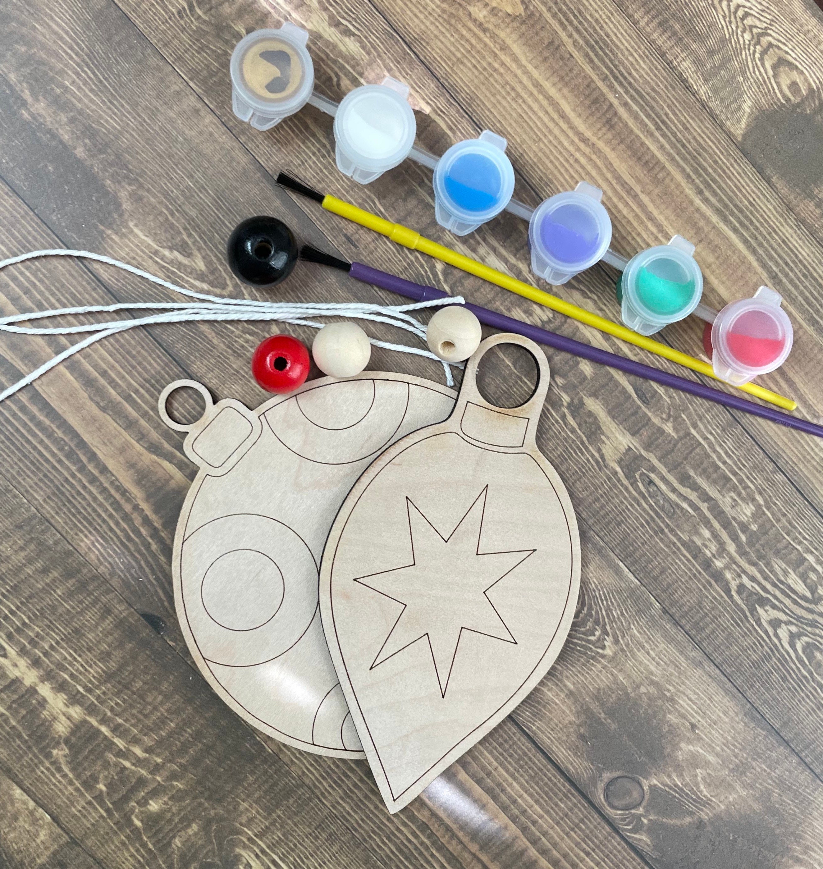 DIY Christmas Ornament Paint Kit for Kids Christmas DIY Stocking
