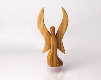 Wood angel medium