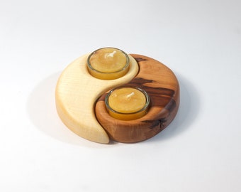 Tealight “Yin Ying candlestick”