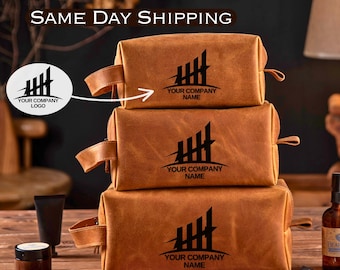 Corporate Gifts With Logo, Corporate Holiday Gifts,  Christmas Gifts for Employees, Corporate Gifts for Clients, Gift for Employee, Dopp Kit