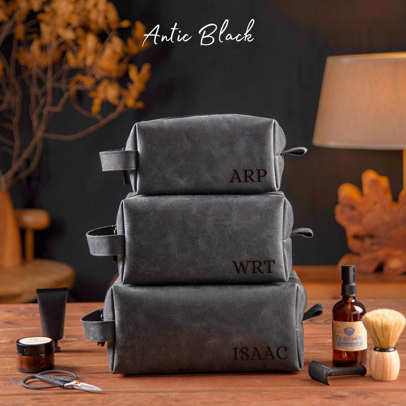 Custom Logo Personalized Dopp Kit Company Logo Customizable Engraved ...
