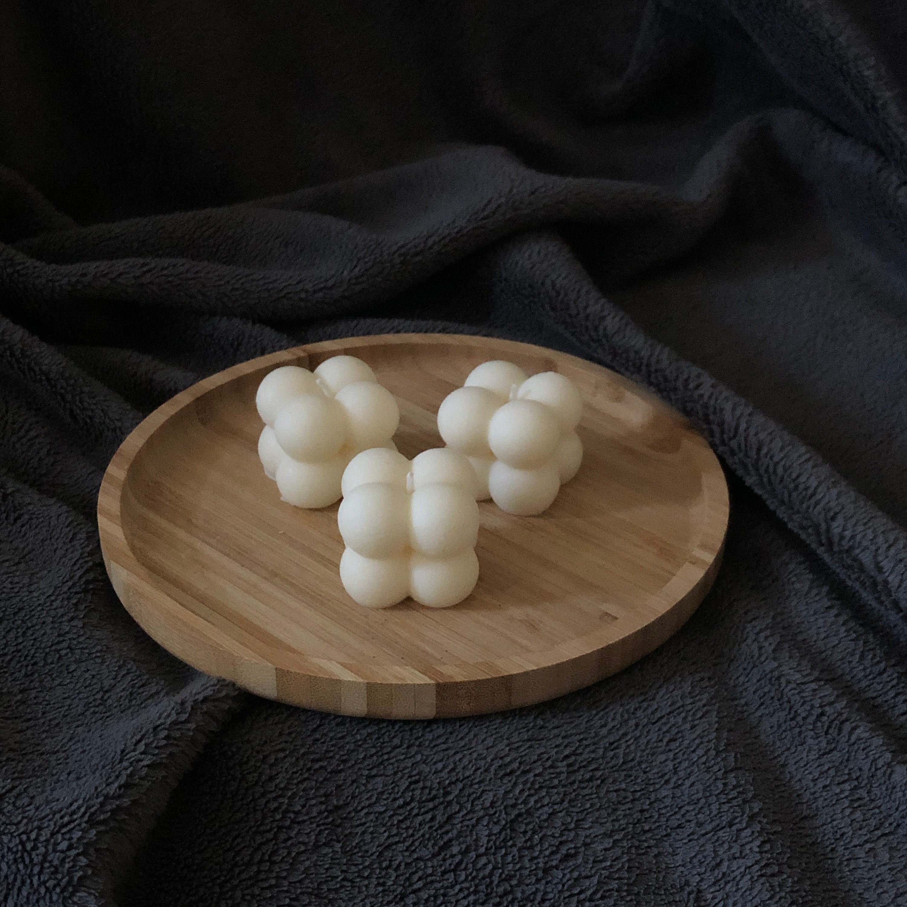 Lot de 3 Bougies Artisanales