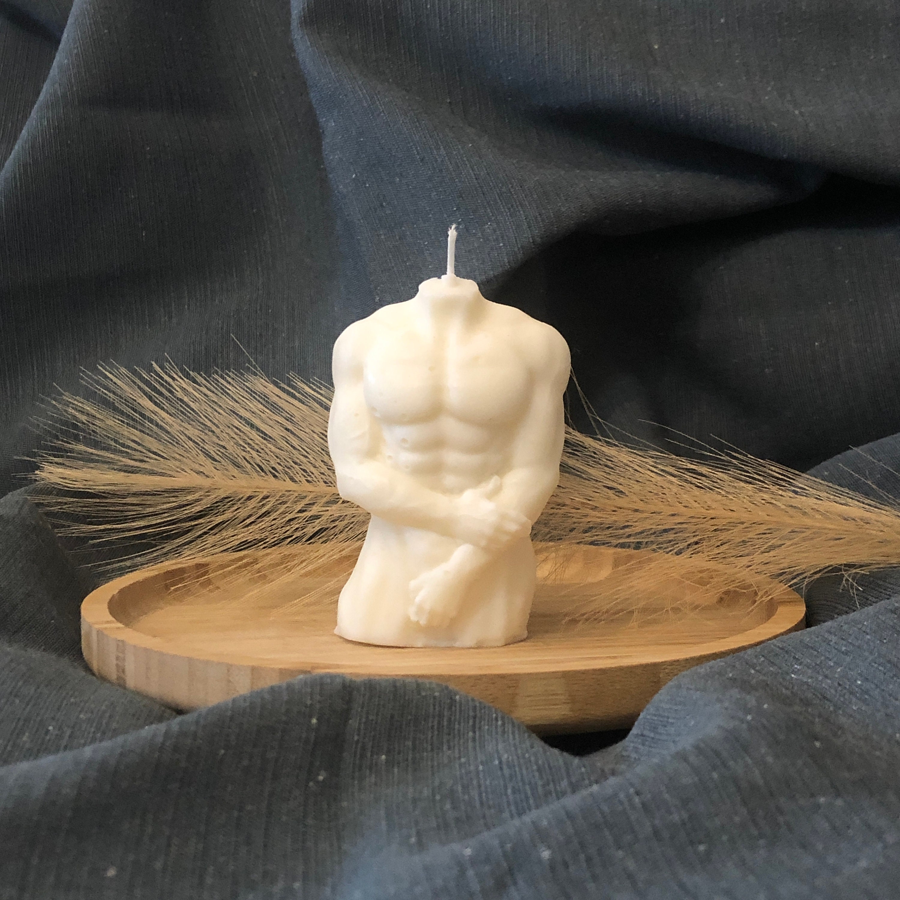 Bougie Artisanale Sculpture d'homme