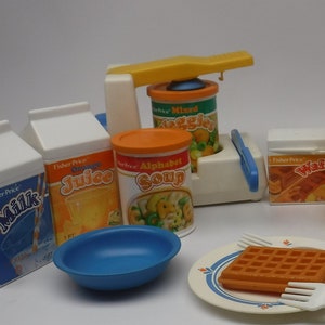 Vintage Fisher Price Fun With Food! Rare Nostalgia 1980's
