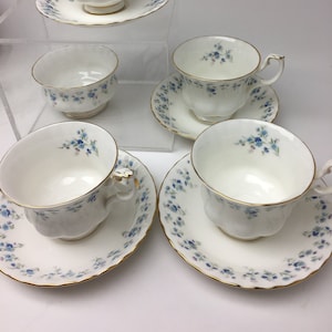 Royal Albert &quot;Memory Lane&quot; Teacups, Demitasse Cup and Saucer, sugar Bowl