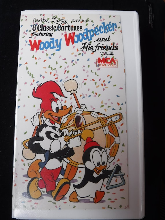 8 VHS Videos - Woody Woodpecker and His Friends - Etsy