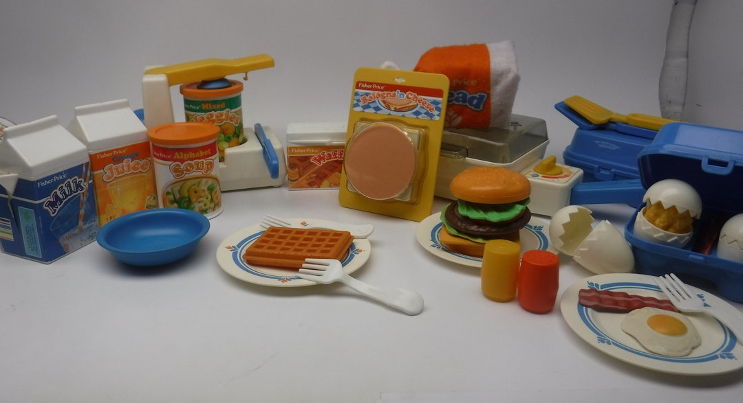 Vintage Fisher Price Fun With Food! Rare Nostalgia 1980's - Etsy