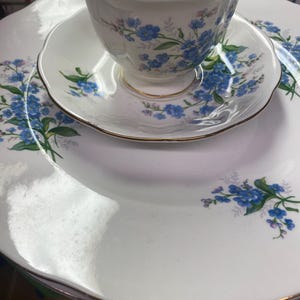 Royal Albert Forget-Me-Not Tea Collection, Plates, Mug