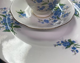 Royal Albert Forget-Me-Not Tea Collection, Plates, Mug