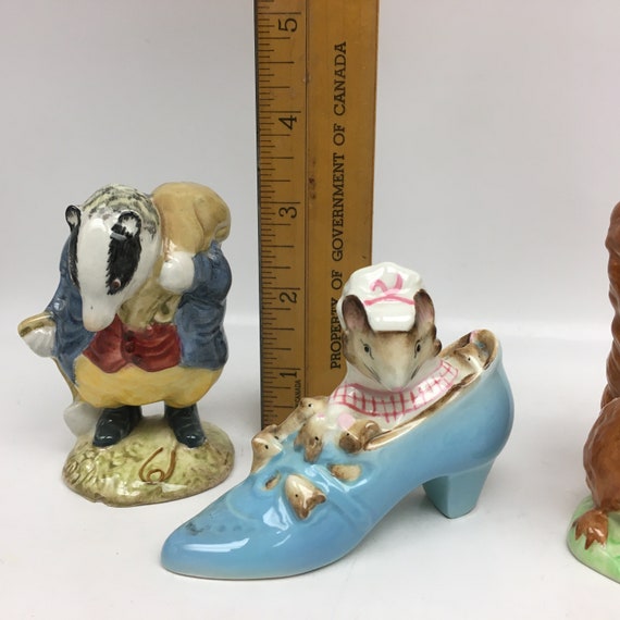 Porcelain Beatrix Potter Figurines, Music Box, Story Figurines - Etsy