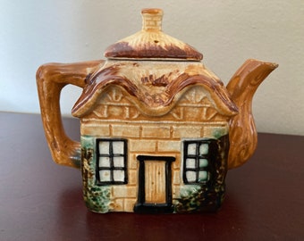Hartley Greens Pierced Teapot Creamware Leeds Pottery Never